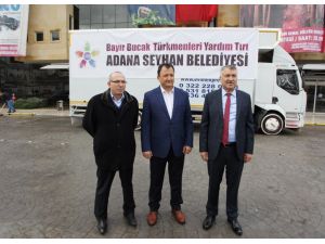 Seyhan Belediyesi’nden Bayırbucak Türkmenleri’ne yardım