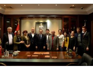 CHP Tepebaşı Teşkilatı Başkan Ataç’ı Ziyaret Etti