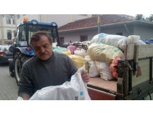 Bademci Köyü’nden Bayırbucak Türkmenlerine Yardım