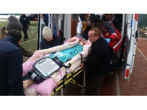 Kalp Hastası Yaşlı Adam Hava Ambulansı İle Yalova’ya Sevk Edildi