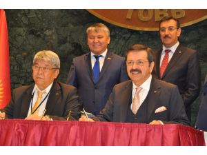 Türk-Kırgız işadamlarından işbirliği imzası