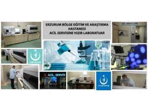 Erzurum Bölge Eğitim Ve Araştırma Hastanesi Acil Servisine Hızır Laboratuvar Kuruldu
