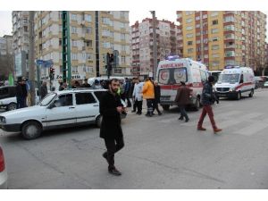 Konya’da Trafik Kazası: 2 Yaralı