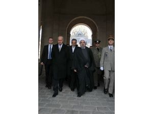 Ruhani için resmi karşılama töreni yapıldı