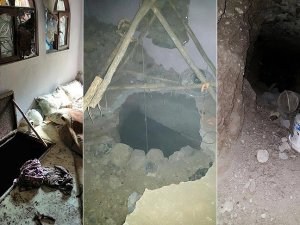 Cizre'de teröristlere ait tünel bulundu