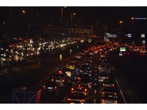 İstanbul'da trafik kilit
