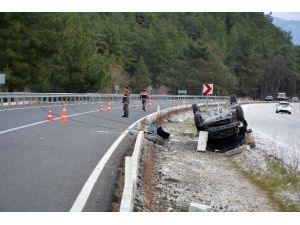 Köyceğiz’de Trafik Kazası; 1 Yaralı