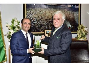 Başkan Edebali’den Bursaspor Yönetimine Ziyaret