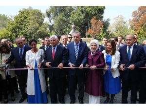 Cumhurbaşkanı Erdoğan, Vitacura Türkiye Parkı’nı açtı