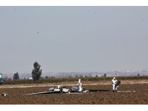 ABD'ye ait silahlı insansız hava aracı tarım arazisine düştü