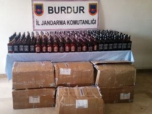 Burdur’da Kaçak İçki Operasyonu