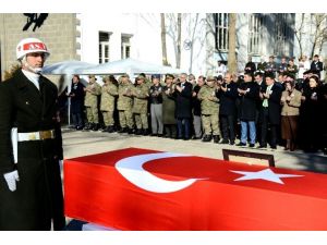 Şehit Jandarma Uzman Çavuş Cin, Törenle Memleketine Uğurlandı