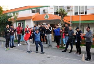 Alanyasporlu Futbolcular Asker Uğurladı