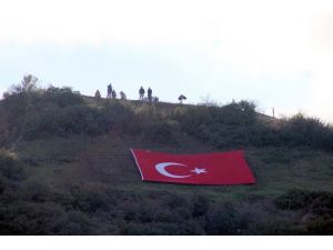Dağdaki “OGM” Yazısını “PKK” İle Değiştirenler Yakalandı