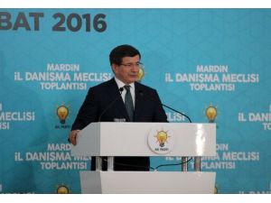 Başbakan Davutoğlu, AK Parti Mardin İl Danışma Meclisi Toplantısına Katıldı