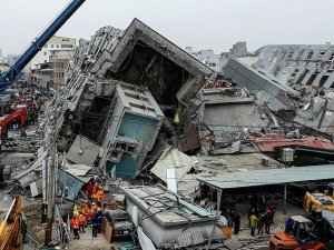 Tayvan'da 6,4 büyüklüğünde deprem: 5 ölü, 155 yaralı