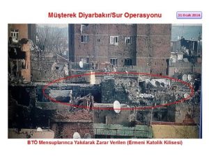 PKK’lı Teröristler Sur’da Kiliseleri Yakıp Yıktı