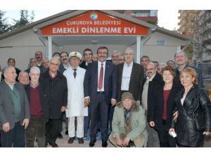 Başkan Çetin, emekli evini ziyaret etti