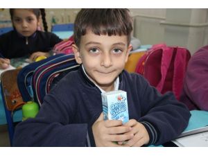 Bilecik’te Okullarda Süt Dağıtılmaya Başlandı