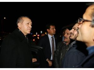 Cumhurbaşkanı Erdoğan, Taksicileri Ziyaret Etti