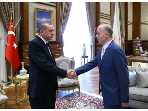 Cumhurbaşkanı Erdoğan, Türk-iş Genel Başkanı Atalay’ı Kabul Etti