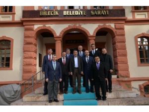 AK Parti Yerel Yönetimler Başkan Yardımcısı Şeker’den Belediye Başkanı Selim Yağcı’ya Ziyaret