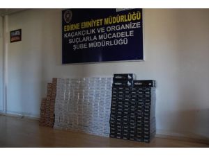 Edirne’de Kaçak Sigara Operasyonu