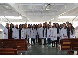 Marmara Üniversitesi Öğrencilerinden Vapurda, ’Antibiyotik’ Bilinçlendirmesi