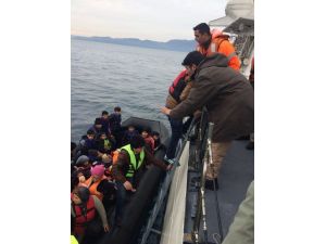 63 Düzensiz Göçmen Sahil Güvenlik Tarafından Kurtarıldı