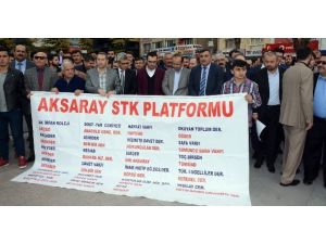 Aksaray’da STK Platformu Terörü Lanetledi