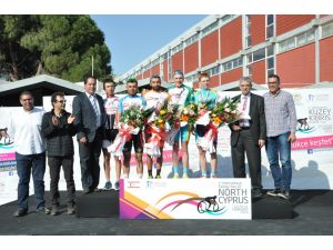 Kuzey Kıbrıs Bisiklet Turu'nun ilk etabını Kazak sporcu önde bitirdi
