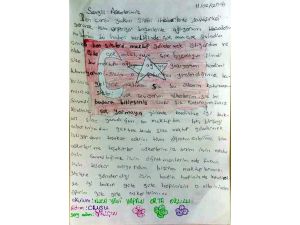 Öğrenciler, güvenlik güçlerine moral mektubu gönderdi