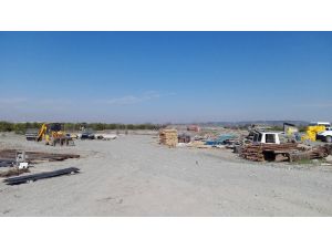 Erzin'de atık su arıtma tesisi inşaatı başladı