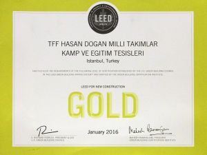 Hasan Doğan Tesisleri'ne LEED Sertifikası verildi