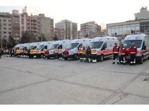 Adıyaman’da 8 Yeni Ambulans Hizmete Girdi
