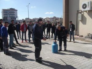 Nevşehir Belediyesi’nden Yangın Güvenlik Eğitimi