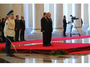 Nazarbayev ile görüşen Sisi'den Avrasya Ekonomik Birliği’ne ilgi