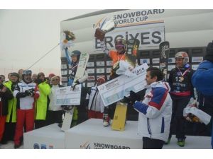 Türkiye’de İlk Defa Yapılan Yapılan Snowboard Dünya Kupasına Kayseri Şeker Sponsor Oldu