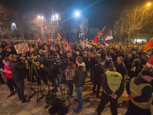 Karadağ'da hükümet karşıtı protesto