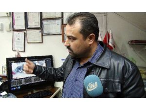 Gaziantep’te Bağış Kutusunun Çalınma Anı Güvenlik Kamerasında