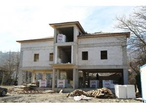Kurtköy Kültür Merkezi Kaba İnşaatı Tamamlandı