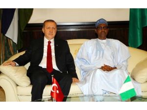 Erdoğan, Nijerya Devlet Başkanı Buhari İle Görüştü