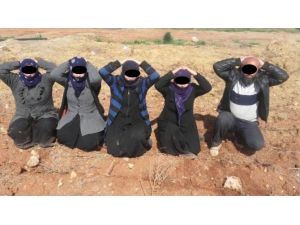 5 IŞİD Militanı 10 Çocukla Türkiye’ye Geçerken Yakalandı