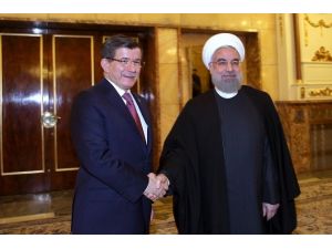 Başbakan Davutoğlu, Ruhani Tarafından Kabul Edildi