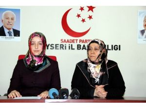 Saadet Partisi Kayseri Kadın Kolları Eğitim Başkanı Emel Genç: