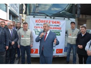 Körfez Belediyesi’nden Türkmenlere Yardım Eli
