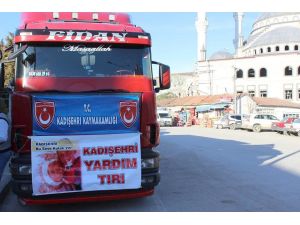 Bayırbucak Türkmenlerine 1 TIR gıda yardımı