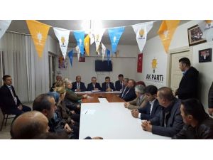AK Parti Teşkilatı Bölge Sorumlusu Ali Temur Kozlu Teşkilatını Ziyaret Etti
