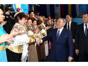 Nazarbayev: Kazakistan'da halklar arasındaki dostluk ve kardeşlik dünyaya örnek