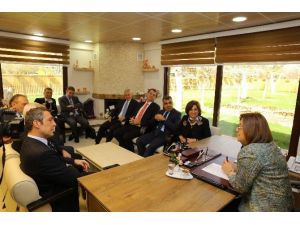 Tüsiad’dan Başkan Fatma Şahin’e Ziyaret